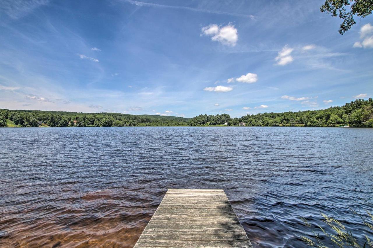 Waterfront New England House On Wickaboag Lake! West Brookfield Dış mekan fotoğraf